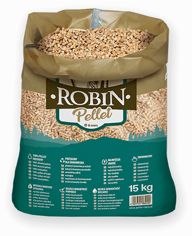 worek pelletu opałowego Robin do kupienia w Sędziszowie lub sklepie internetowym